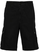 Stone Island Logo Cotton Slim Shorts