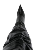 Amina Muaddi High High Leather Heel Boots