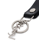 Saint Laurent Monogram Leather Keyring