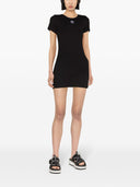 Marine Serre Logo Organic Cotton Mini Dress