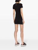 Marine Serre Logo Organic Cotton Mini Dress