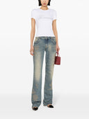 Blumarine Logo Cotton T Shirt