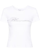 Blumarine Logo Cotton T Shirt