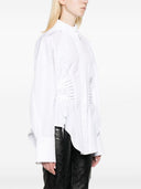Mugler Pre Cotton Bustier 셔츠