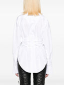 Mugler Pre Cotton Bustier 셔츠