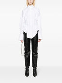 Mugler Pre Cotton Bustier 셔츠