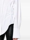 Mugler Pre Cotton Bustier 셔츠