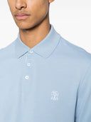 Brunello Cucinelli Logo Coton Polo