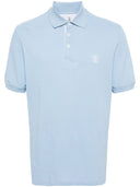 Brunello Cucinelli Logo Coton Polo
