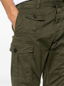 Pantaloni cargo di cotone dsquared2