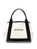 Balenciaga Navy Cabas Small Tote Bag