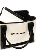 Balenciaga Navy Cabas Small Tote Bag