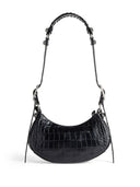 Bolso de hombro de cuero Balenciaga le Cagole XS