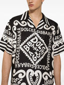Dolce & Gabbana Marina Print Silk Shirt