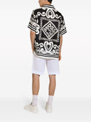 Dolce & Gabbana Marina Print Silk Shirt