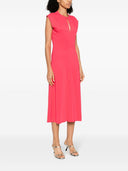 Forte Forte Stretch Crepe Cady Midi Dress