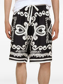 Dolce & Gabbana Marina 인쇄 실크 반바지