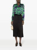 Forte Forte Stretch Silk Satin Midi Skirt