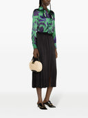 Forte Forte Stretch Silk Satin Midi Skirt
