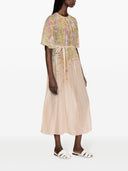 Forte Forte Printed Cotton And Silk Blend Long Dress
