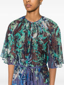 Forte Forte Printed Cotton And Silk Blend Long Dress