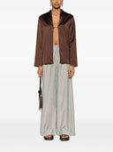Forte Forte Striped Taffetas Palazzo Pants