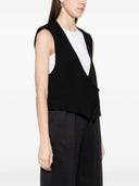 Ami Paris Wool Sleeveless Jacket
