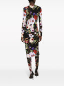 Abito midi di seta stampato Dolce & Gabbana