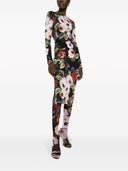 Abito midi di seta stampato Dolce & Gabbana