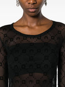 Marine Serre Moonogram Mesh Tube Dress