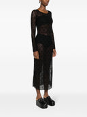 Marine Serre Moonogram Mesh Tube Dress