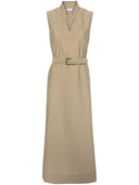 Brunello Cucinelli Baumwollhülle Midi Kleid