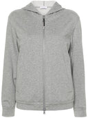 Brunello Cucinelli Cotton Zip Up Hoodie