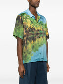 Blue Sky Inn Printed Viscose Shirt