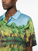 Blue Sky Inn Printed Viscose Shirt