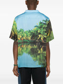 Blue Sky Inn Printed Viscose Shirt