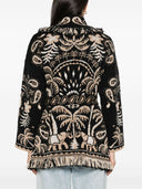 Alanui Lush Nature Foulard Cotton Blend Cardigan