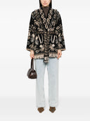 Alanui Lush Nature Foulard Cotton Blend Cardigan
