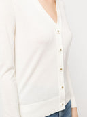 Tory Burch Wool And Silk Blend Cardigan