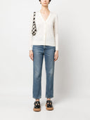 Tory Burch Wool And Silk Blend Cardigan