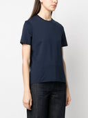 Tory Burch Embroidered Logo Cotton T Shirt
