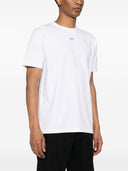 Off White Logo Cotton T Shirt