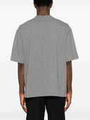 Off White Printed Cotton T Shirt