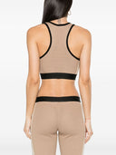 Palm Angels Knitted Cropped Top