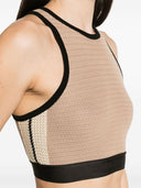 Palm Angels Knitted Cropped Top