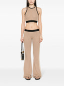 Palm Angels Knitted Cropped Top
