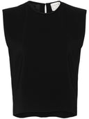 Forte Forte Stretch Crepe Cady Boxy Top