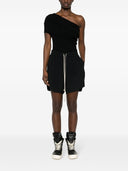 Rick Owens Silk Blend Shorts