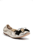 Casadei Queen Bee Ballet Leather Ballets
