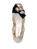Casadei Queen Bee Ballet Leather Ballets